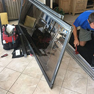 sliding glass door frame repair Petaluma